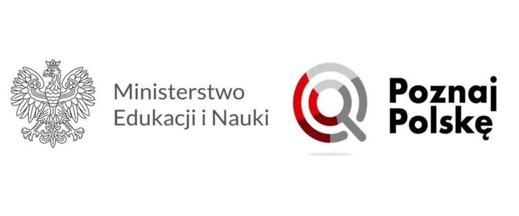 Logotypy Ministerstwa Edukacji i Nauki oraz programu Poznaj Polskę